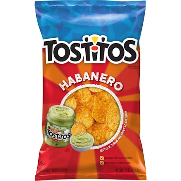 Tostitos' spicy habanero chips are available starting March 25. 