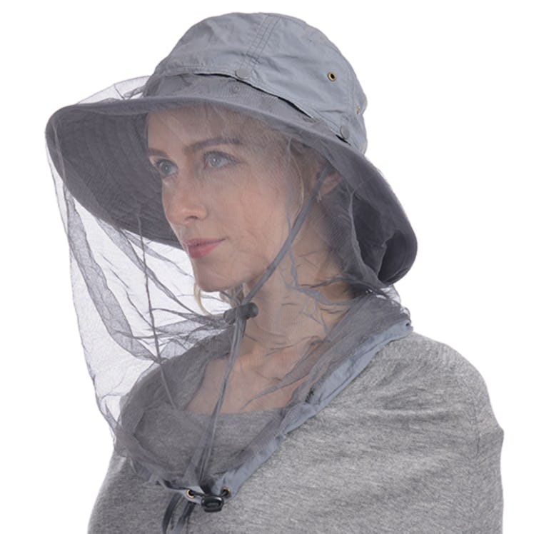 Ushake Sun Hat with Hidden Net