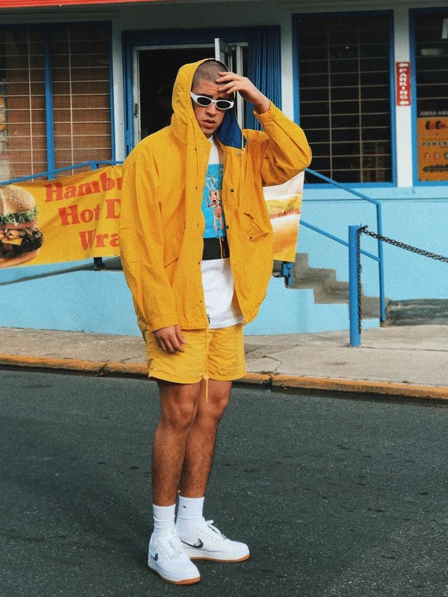 Bad bunny yellow clearance hoodie