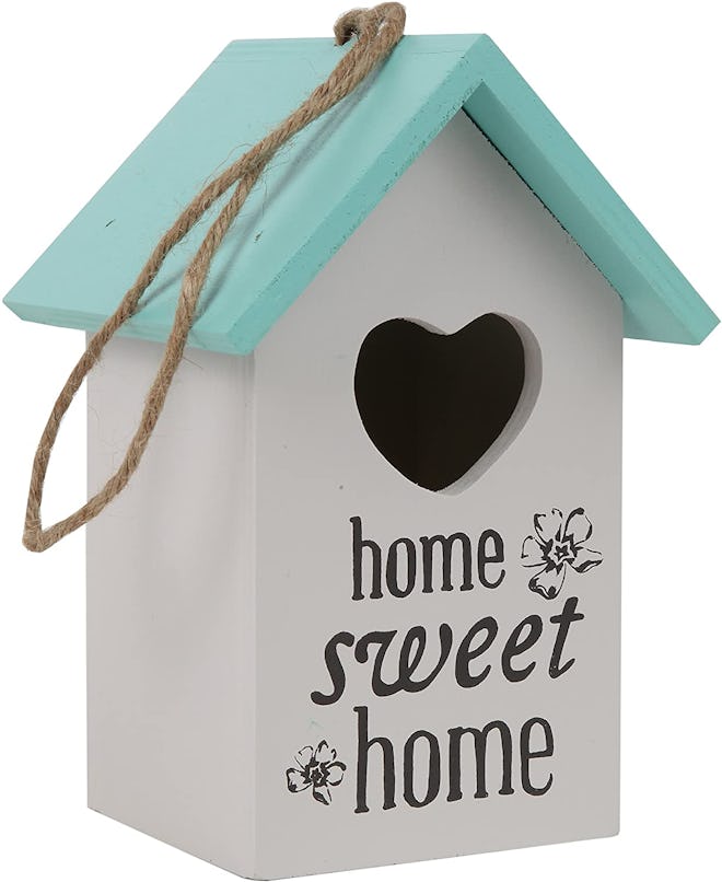 Trenton Gifts Hand Painted Bird House Key Keeper Bird House 