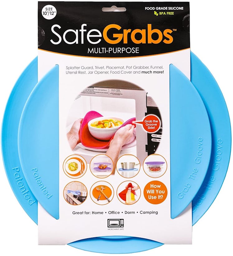 Safe Grabs Multipurpose Microwave Splatter Guard (Set of 2)