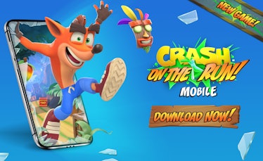 You can play the 'Crash Bandicoot: On The Run!' mobile game on iOS and Android devices. 
