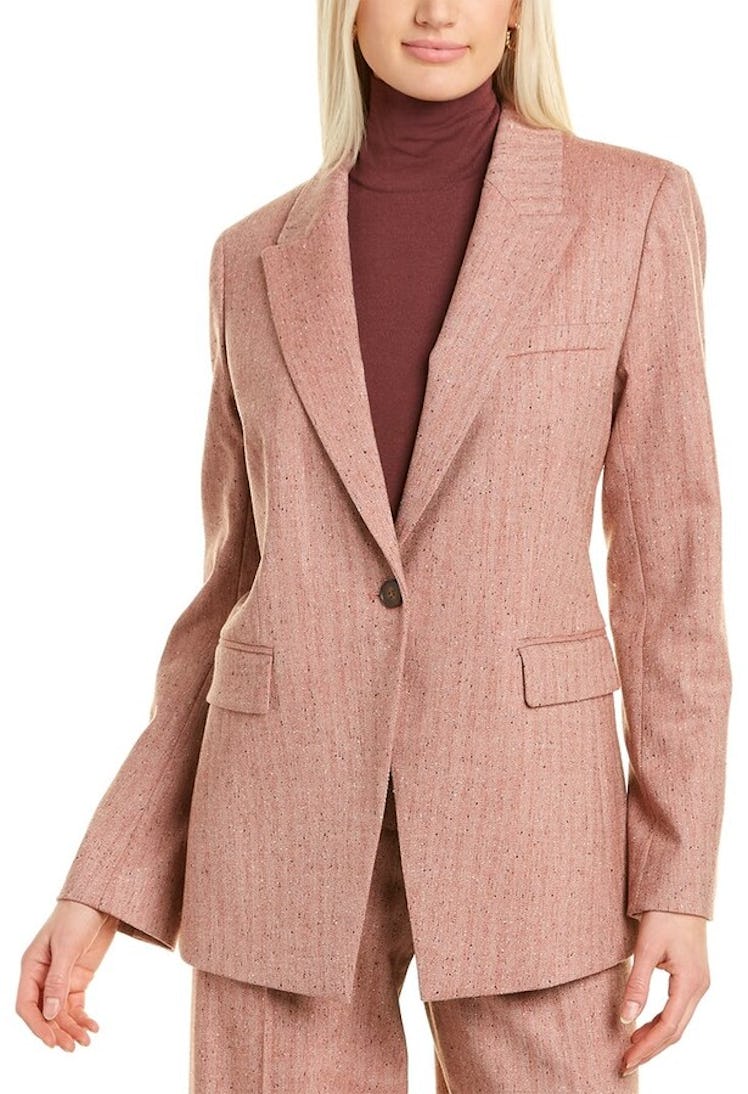 Heather Wool-Blend Jacket