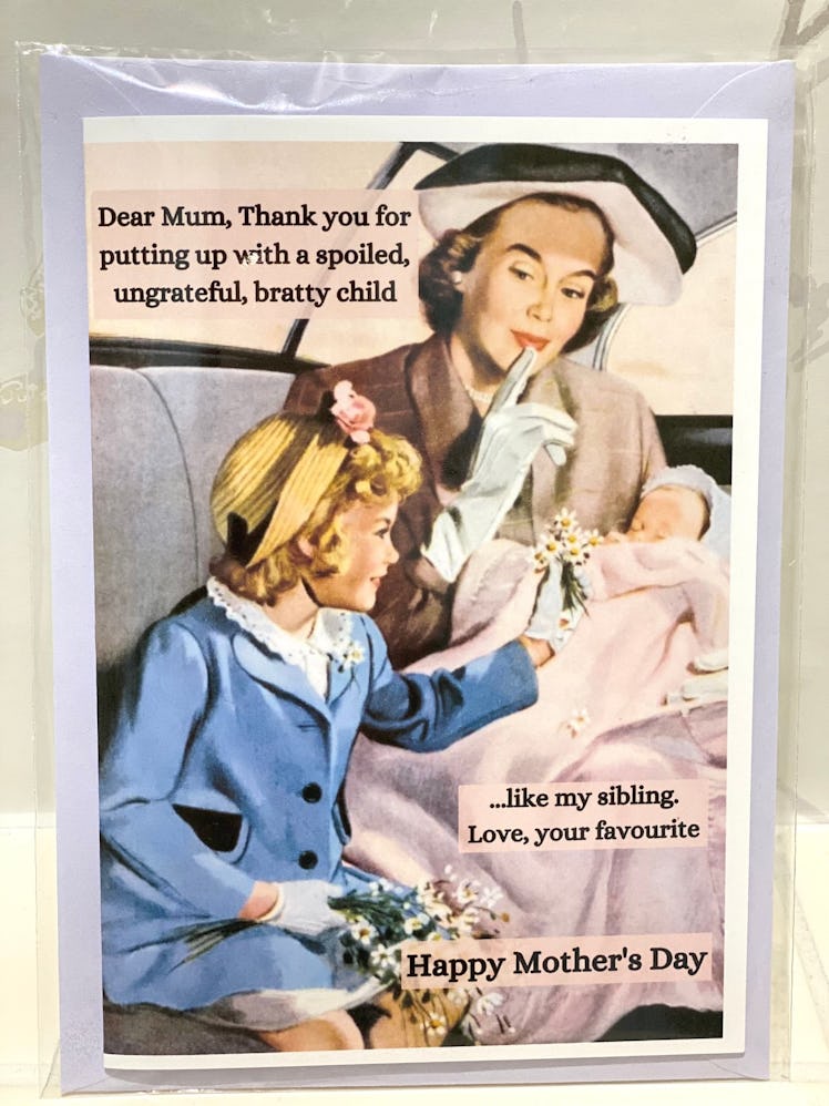 Funny Mothers Day Card, Retro Mother’s Day Card 