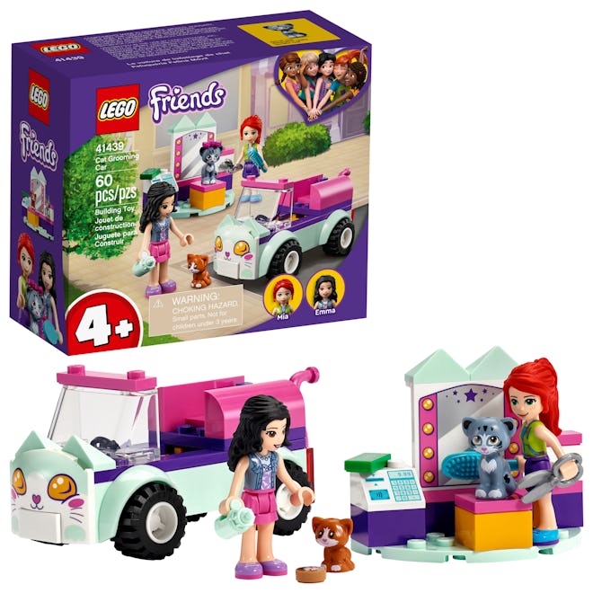 LEGO Friends Cat Grooming Car Building Toy