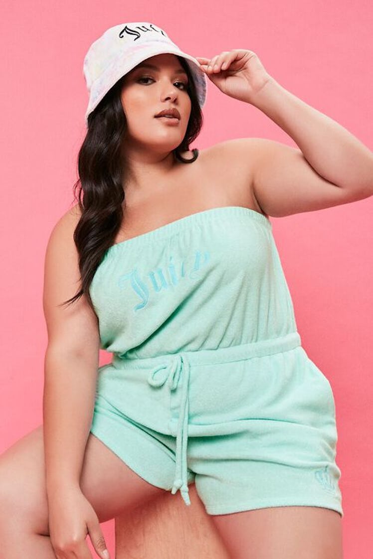 Forever 21 x Juicy Couture Plus Size Juicy Couture Romper