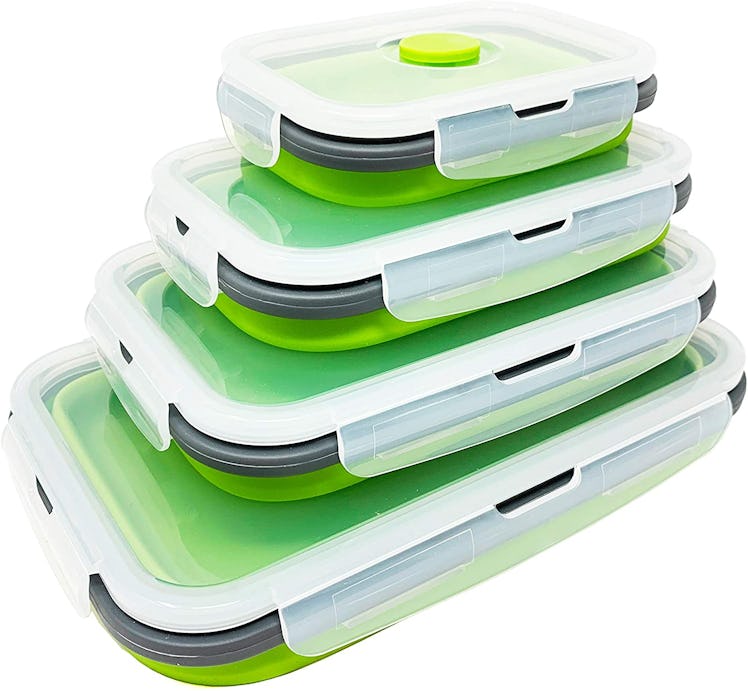 SuperDee Corp Collapsible Food Storage Containers (Set of 4)