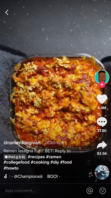 Check out these TikTok recipes that use ramen noodles to make lasagna, pizza, smoothies, and more.