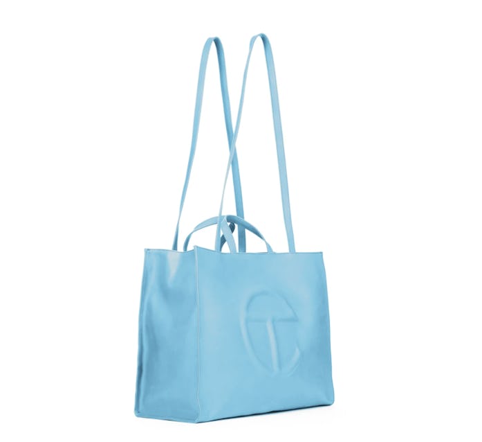 Telfar Blue Shopping Bag