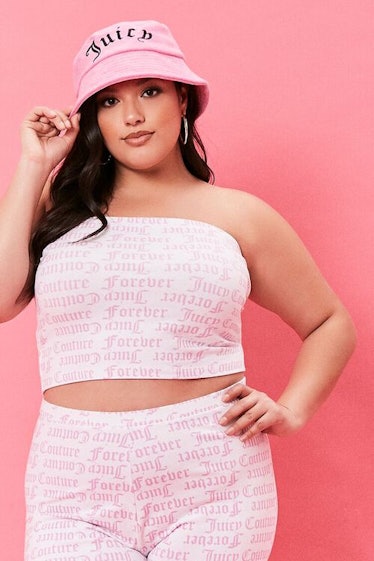 Forever 21 x Juicy Couture Plus Size Juicy Couture Tube Top
