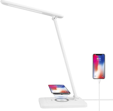 HDTIME Wireless Desk Lamp with Charging Port