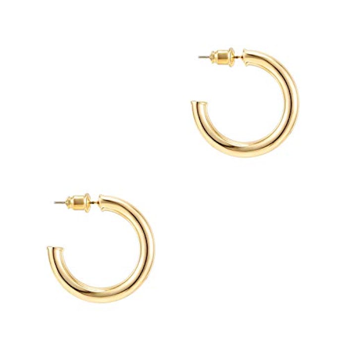 PAVOI 14K Yellow Gold Hoop Earrings