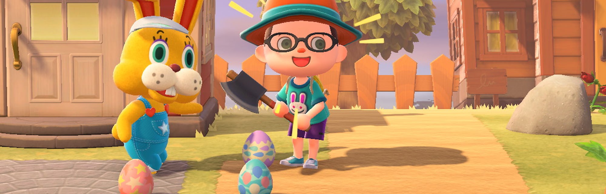 Animal Crossing Bunny Day 21 How To Get Water Sky Leaf And More Eggs Animal Crossing Bunny Day 21 How To Get Water Sky Leaf And More Eggs