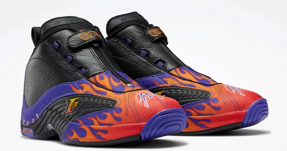 Allen Iverson s hot rod Reebok Answer 4 is a delightfully tacky