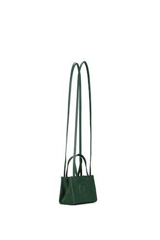 Small Dark Olive Shopping Bag