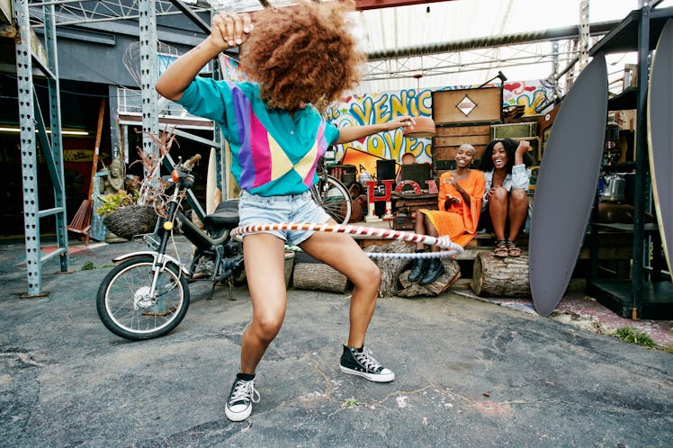 Outdoor Spring Fitness Activities: Hula Hoop