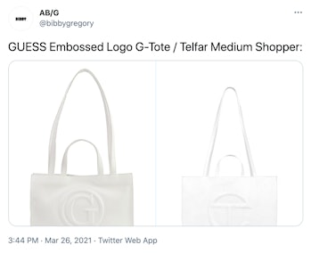 Guess Telfar Shopping Bag
