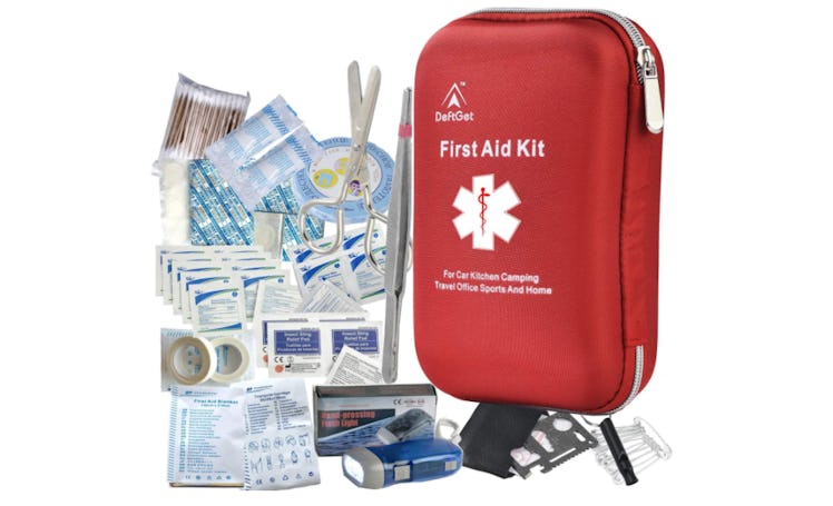 deftget Waterproof First Aid Kit (163 Pieces)