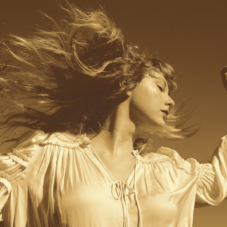 The cover of Taylor Swift's upcoming re-release of her album 'Fearless.'