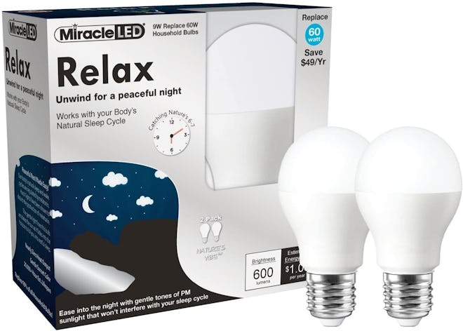 MiracleLED Relax Light Bulbs (2-Pack)
