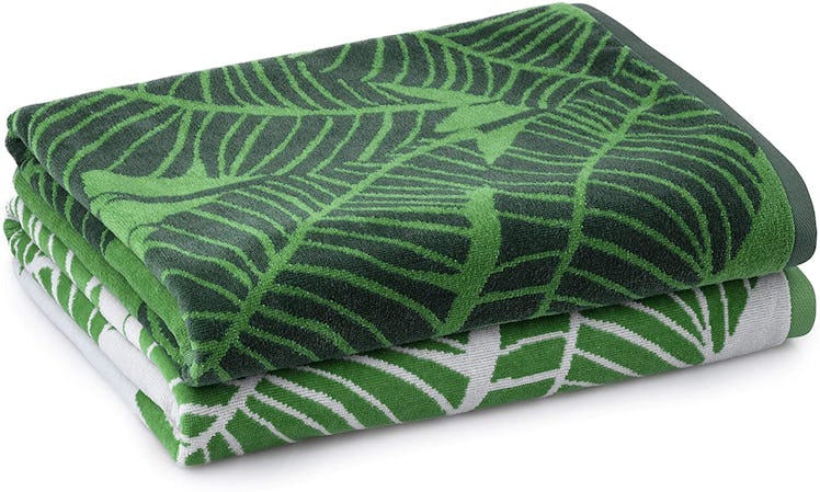 Welhome Jacquard Beach Towel (2-Pack)