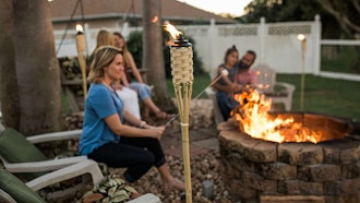 TIKI 57-Inch Luau Bamboo Torches (4- Pack)