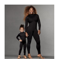Serena Williams and her daughter Olympia In Stuart Weitzman Spring 2021 Campaign.