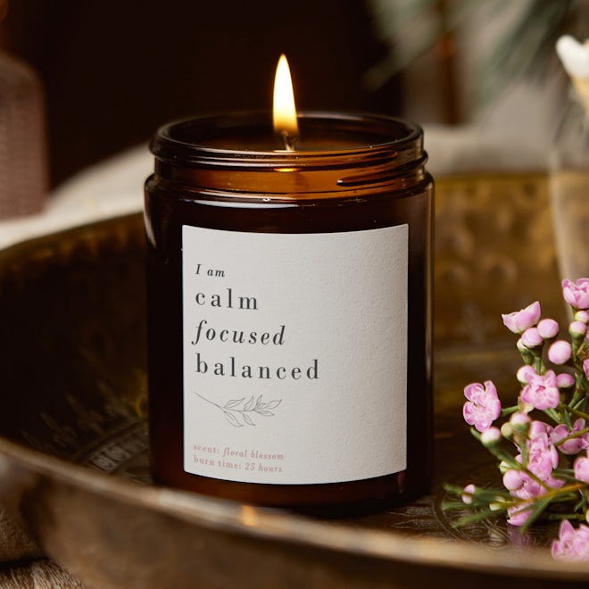 Calm Focused Balanced Mindfulness Candle