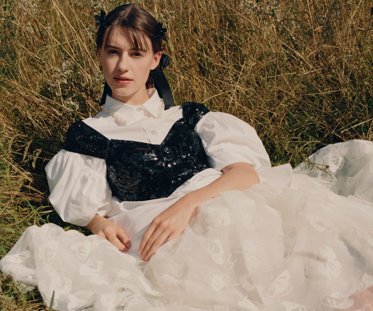 Daisy Edgar-Jones for the Simone Rocha x H&M campaign.