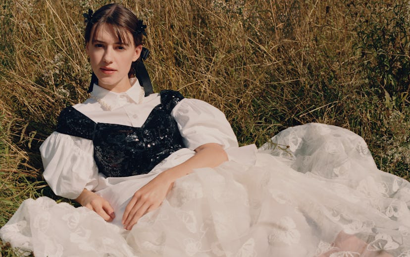 Daisy Edgar-Jones for the Simone Rocha x H&M campaign.