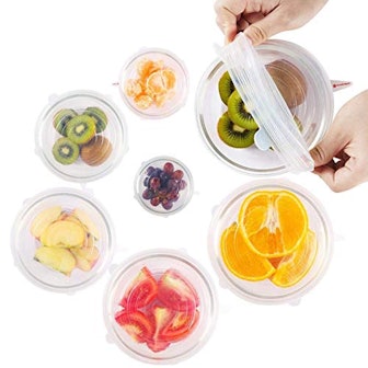 ExcelGadgets Silicone Stretch Lids (6-Pack)