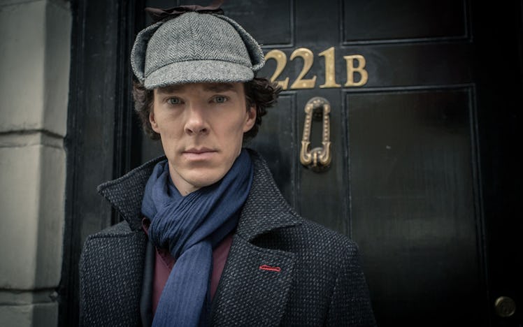 Benedict Cumberbatch portraying Sherlock Holmes. His demonstration of loci on Sherlock on the BBC sh...