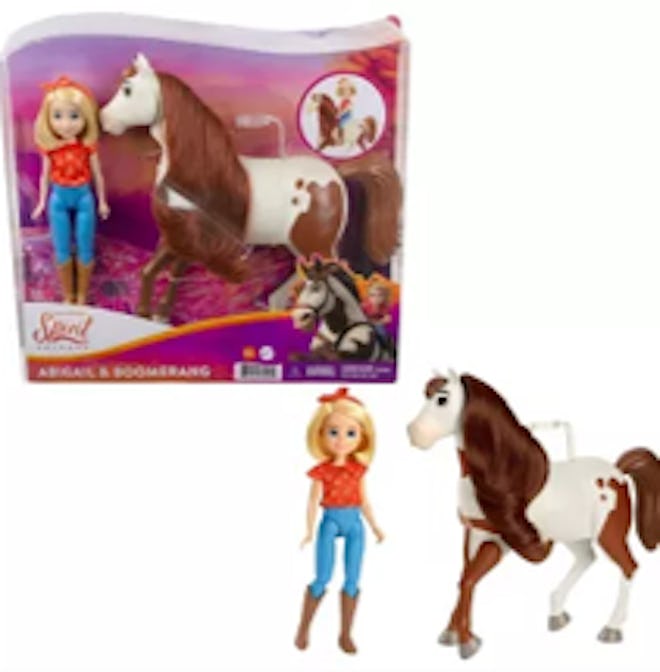 Spirit Untamed Abigail & Boomerang Doll and Horse Figures
