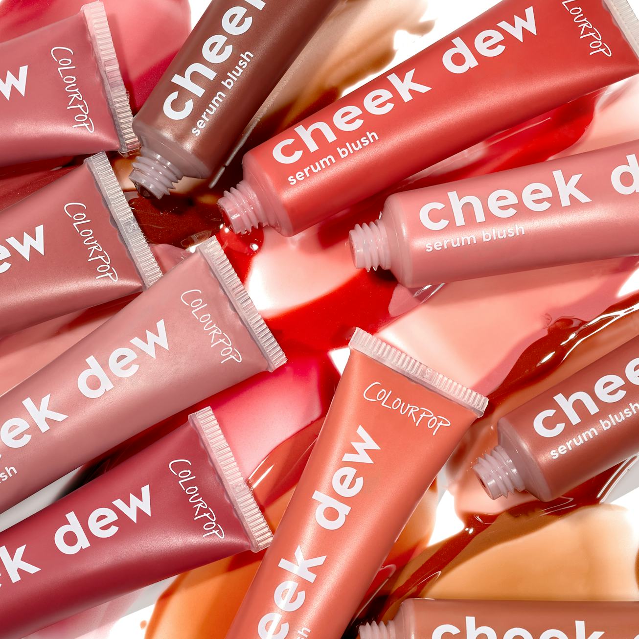 ColourPop Cheek Dew Serum Blush swatches