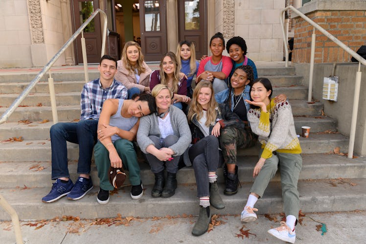 The cast of Moxie