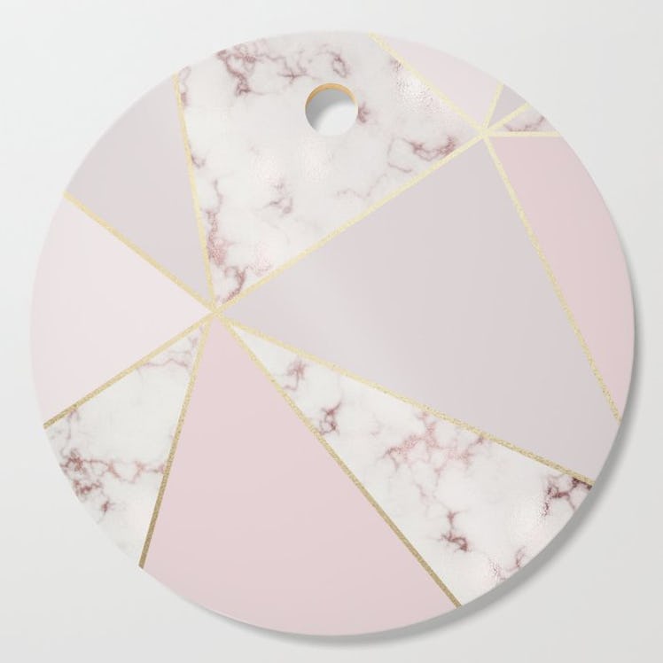 Pink Marble Cutting Board