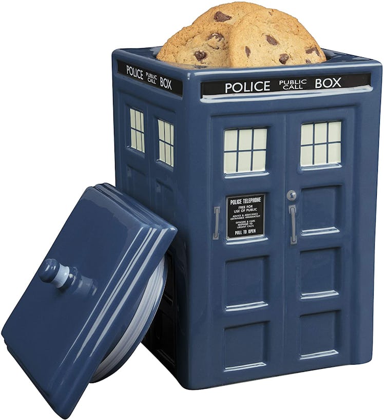 Doctor Who TARDIS cookie jar
