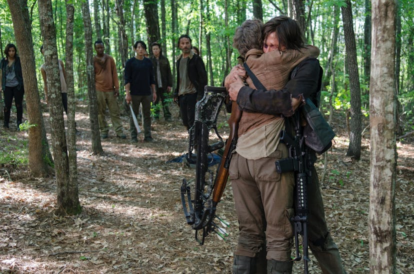 Carol and Daryl reunite after Terminus via the AMC press site