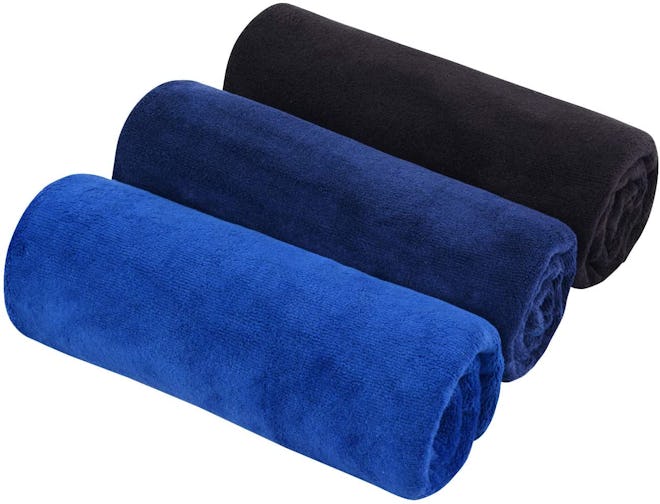 SINLAND Fast Drying Gym Towels (3 Pack)