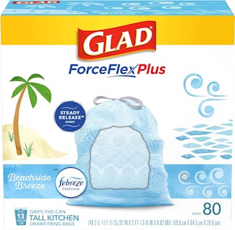 Glad Beachside Breeze Kitchen Trash Bags (80 Count)
