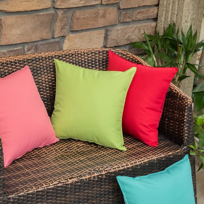 MIULEE Outdoor Waterproof Pillow Covers (2- Pack)