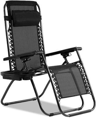 Dkeli Zero Gravity Recliner Chair with Cup Holder and Pillows 