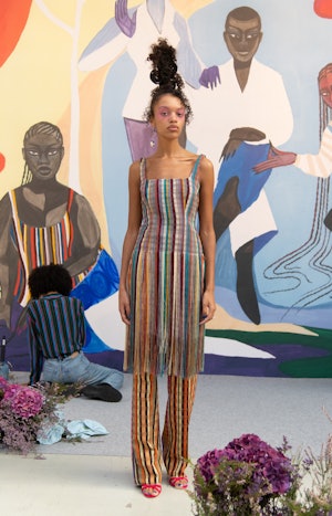 Look 1 in Kenneth Ize's Spring 2021 Ready-To-Wear Collection.