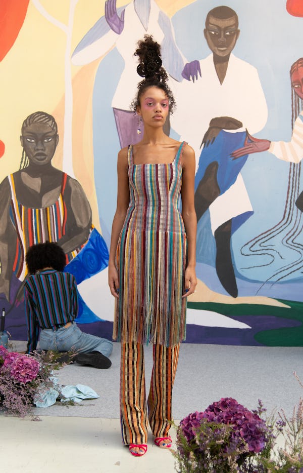 Look 1 in Kenneth Ize's Spring 2021 Ready-To-Wear Collection.