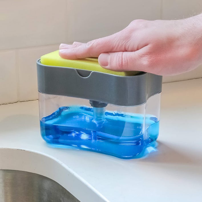 S&T INC. Soap Dispenser and Sponge Holder
