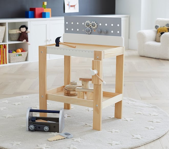 a work bench is a great imaginative toy