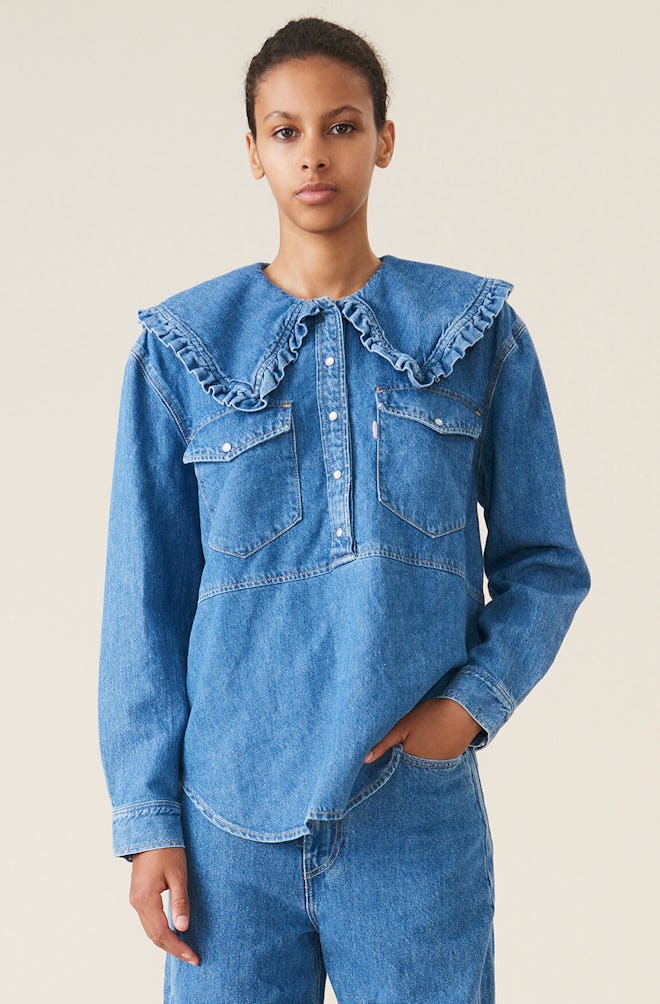 Medium Indigo Denim Shirt