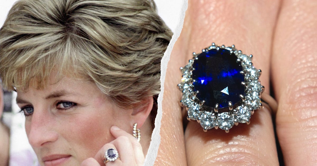 Princess diana 2025 ring sapphire