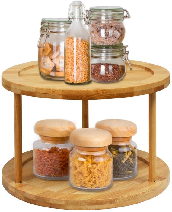 Zri Bamboo Turntable Spice Rack