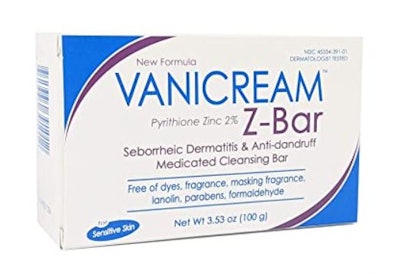 Vanicream Z-Bar Medicated Cleansing Bar for Sensitive Skin (3.53 Ounces)